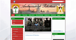 Desktop Screenshot of ambasciatapalestina.com